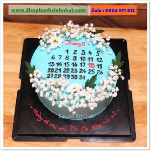 Bánh Sinh Nhật Cuốn Lịch - CL134